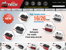 Tablet Screenshot of goteckrc.com